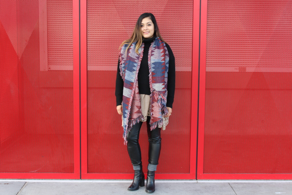 How to wear a blanket scarf