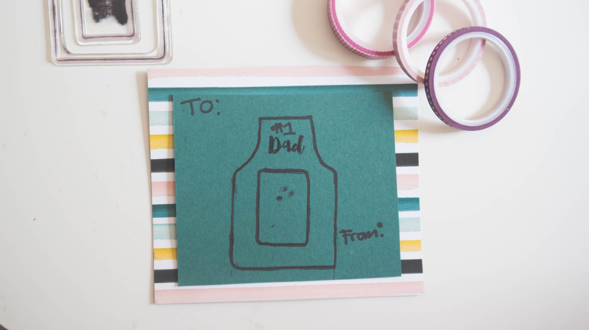 Stampin' Up! DIY Fathers Day Card